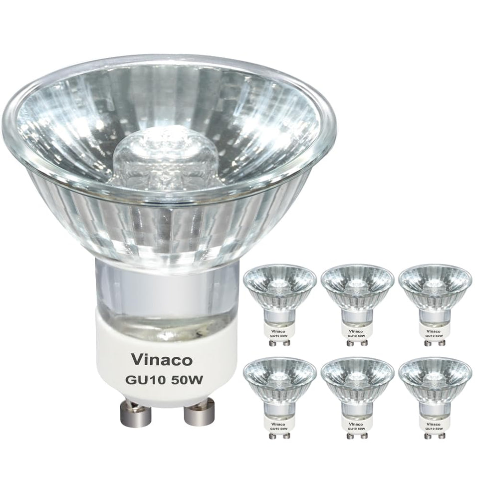 Vinaco GU10 bulb emitting 500lm instant brightness for tasks