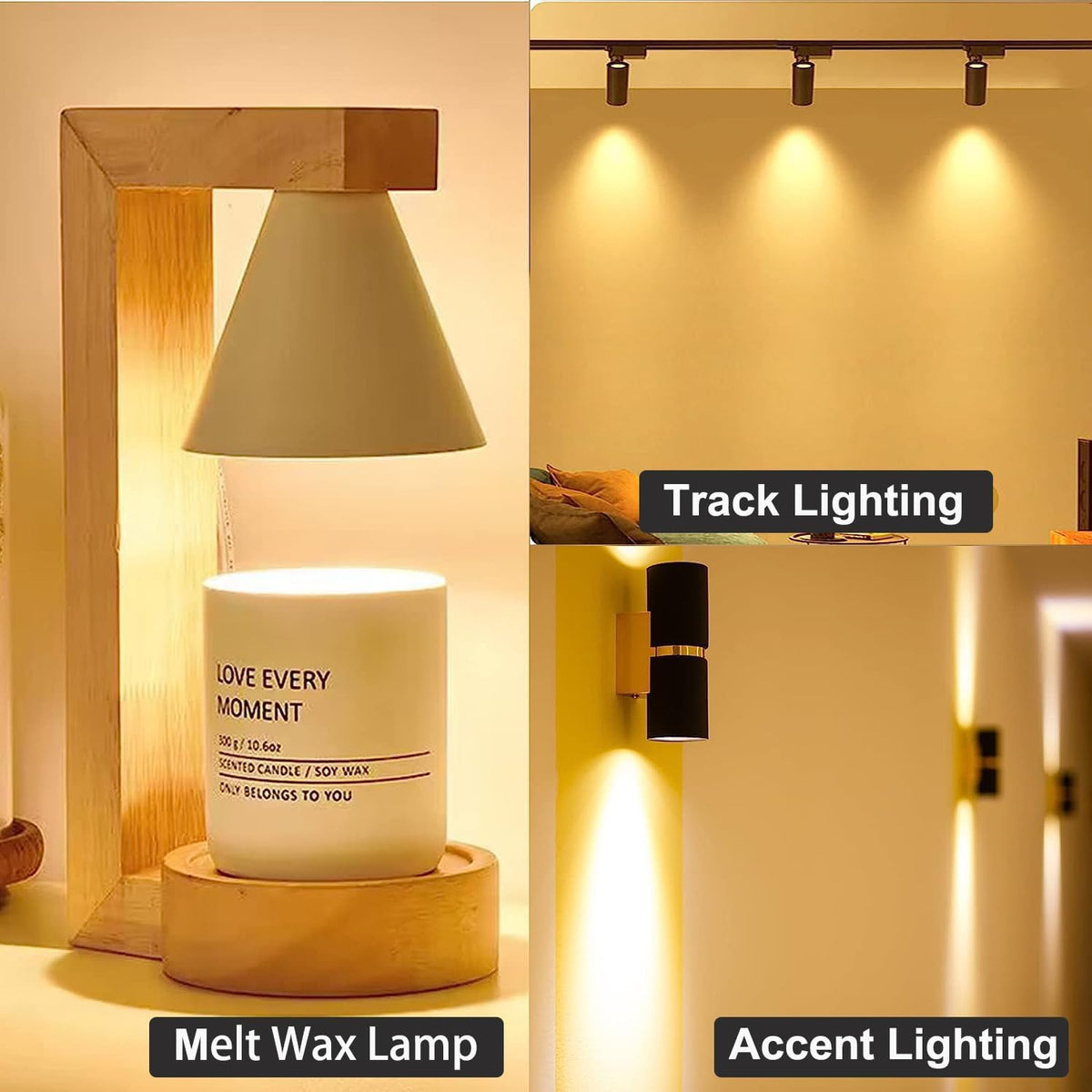 Vinaco GU10 warm white bulb ideal for living room lamps.