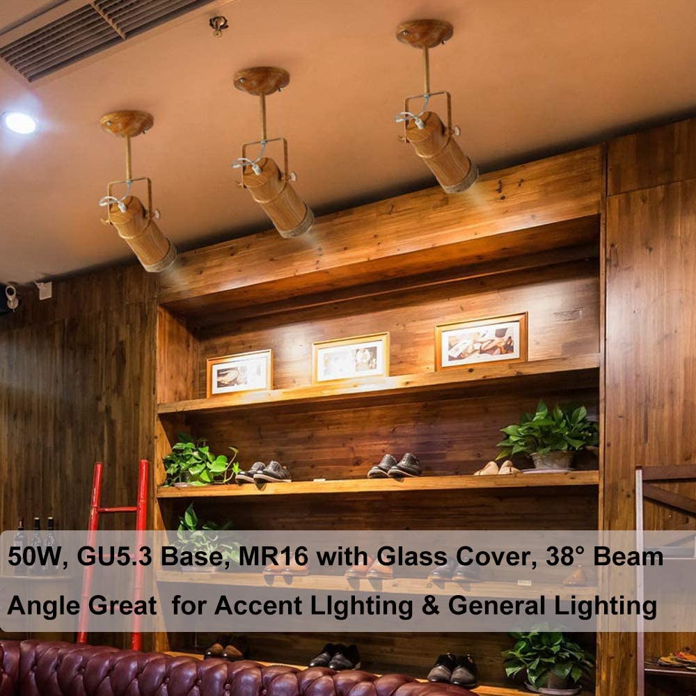 Vinaco MR16 800 lumens 2800K warm white ideal for cozy ambient spaces.