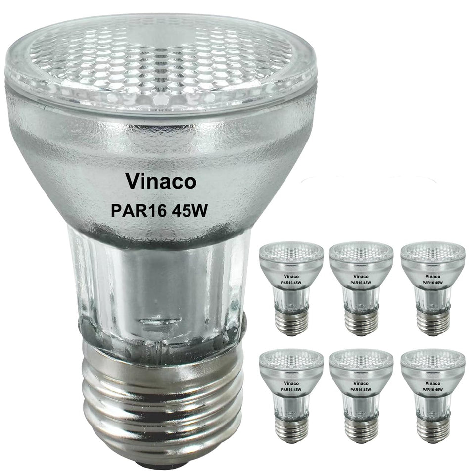 Vinaco PAR16 bulb 120V dimmable image with adjustable brightness for fixtures