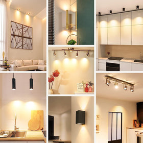 Vinaco PAR16 track-light application ideal for spotlighting decor.