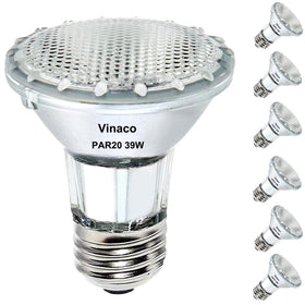 Vinaco PAR20 flood bulb shows 480lm brightness for immediate illumination
