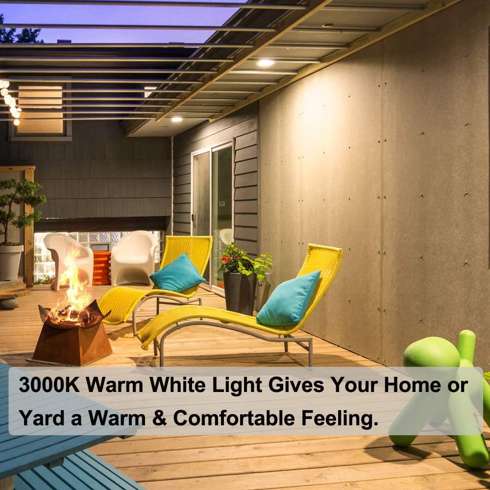 Vinaco Par30 dimmable bulb showing adjustable mood lighting