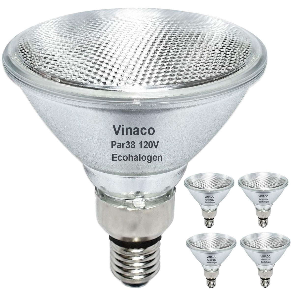 Vinaco PAR38 flood light 80W indoors with warm 2800K glow