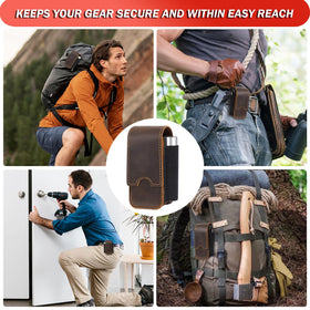 Versatile Vinanker pouch on belt for tradespeople and daily carry