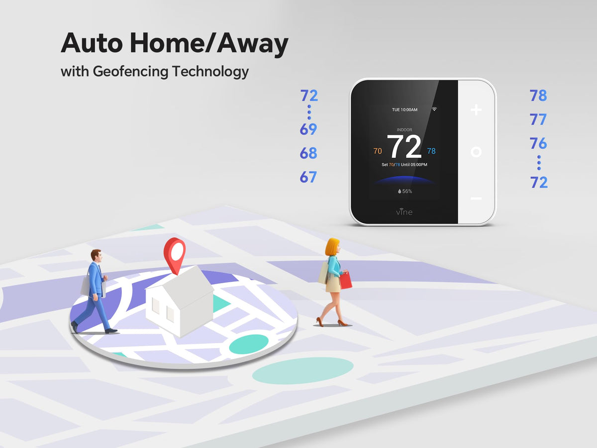 vine Smart Thermostat easy installation with online guides