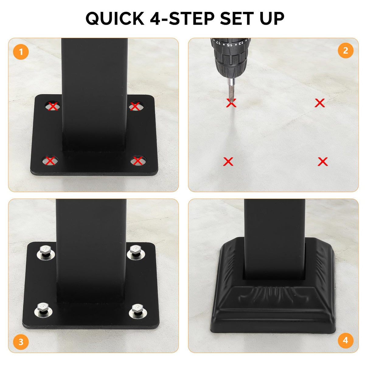 VINGLI stair rail supports up to 450 lbs safely.