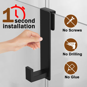 VINHOLD soft sponge pads protect glass while holding towels