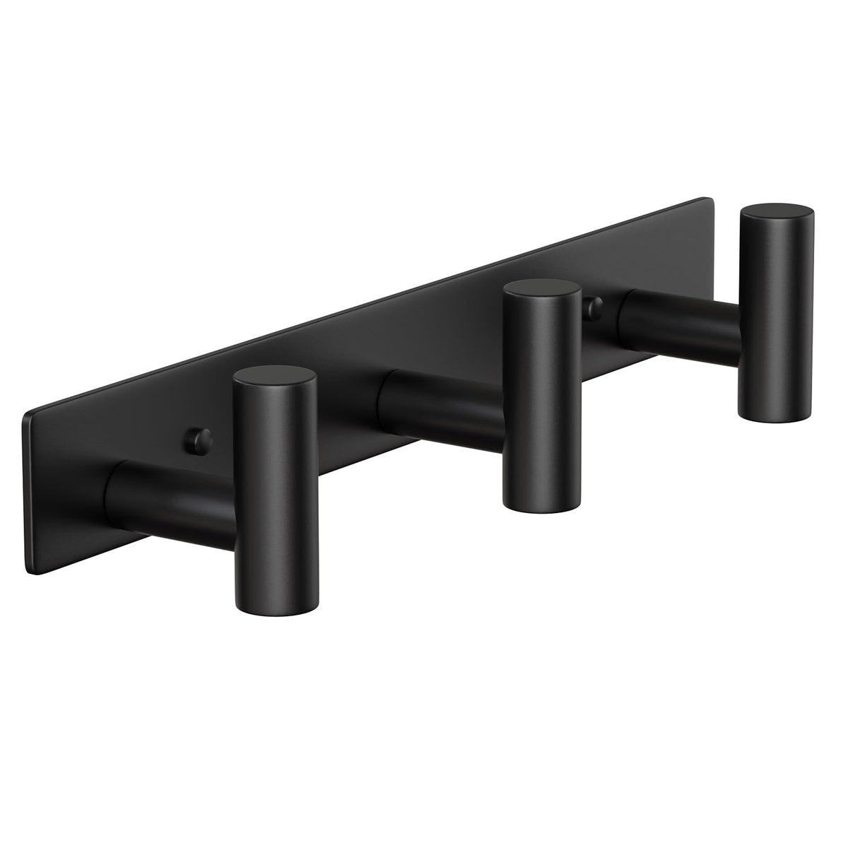 VINHOLD wall-mounted coat rack with three hooks front view showing organized entryway storage