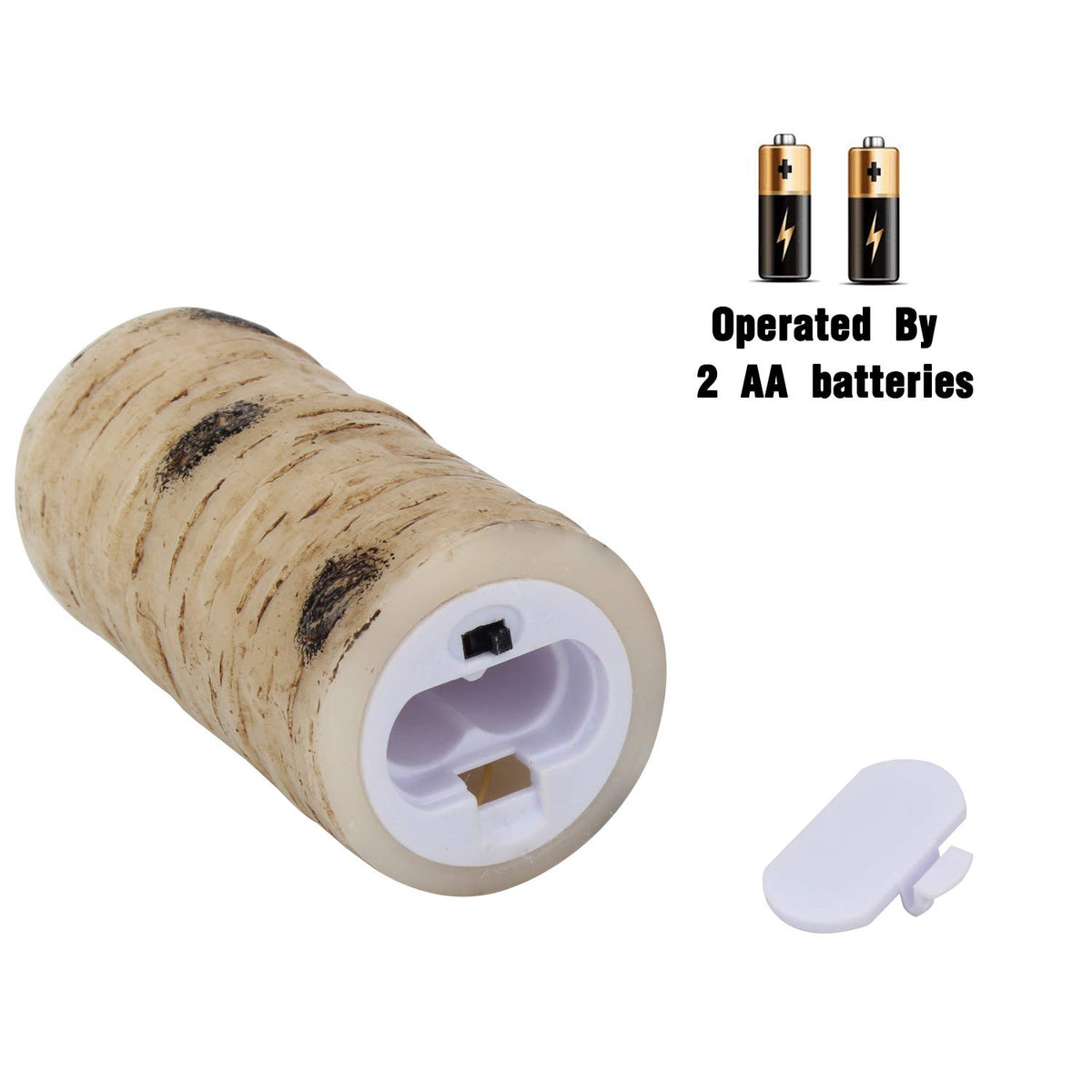 Vinkor Birch flameless candle remote-control enables easy management
