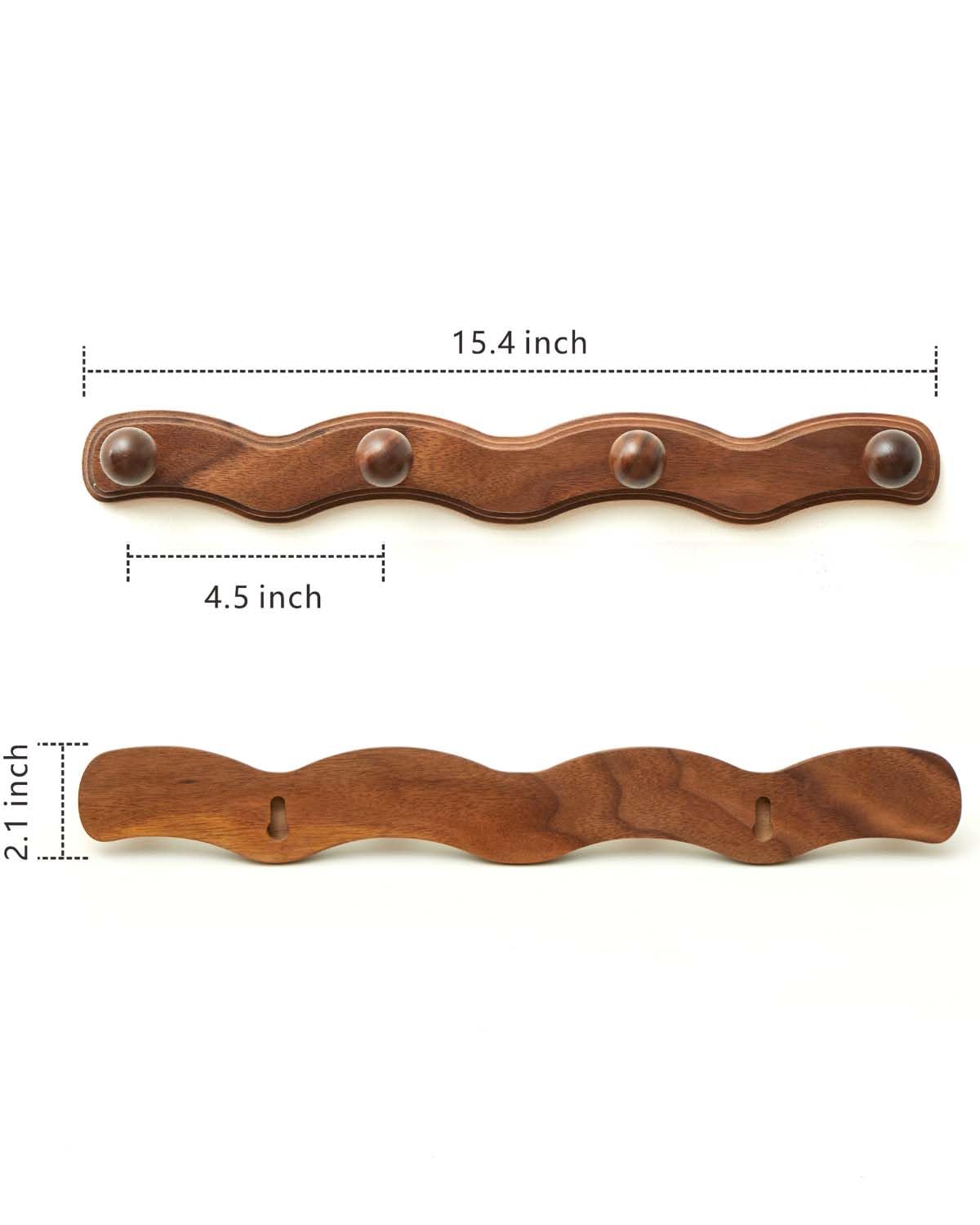 Vinoil heavy-duty wall hooks for coats and bags in hall or mudroom.