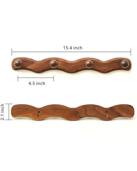 Vinoil heavy-duty wall hooks for coats and bags in hall or mudroom.