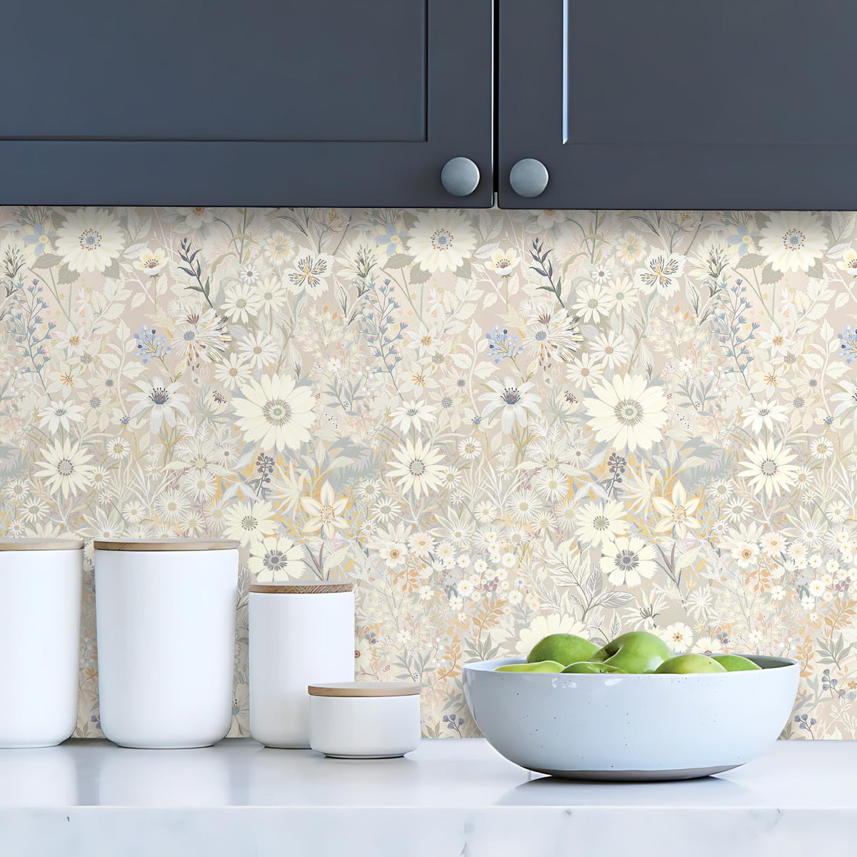 Vintique wallpaper bedroom decor application; quick mood upgrade.