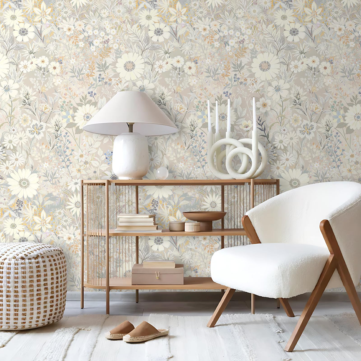 Vintique wallpaper waterproof and durable for daily use and cleaning.