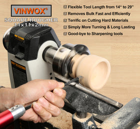 VINWOX aluminium handles connected for sturdy double-length control.