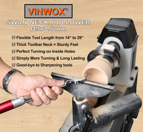 VINWOX detailer tip enables fine features and crisp lines.