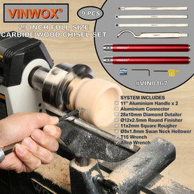 VINWOX finisher tip delivers smooth surfaces on finished pieces.