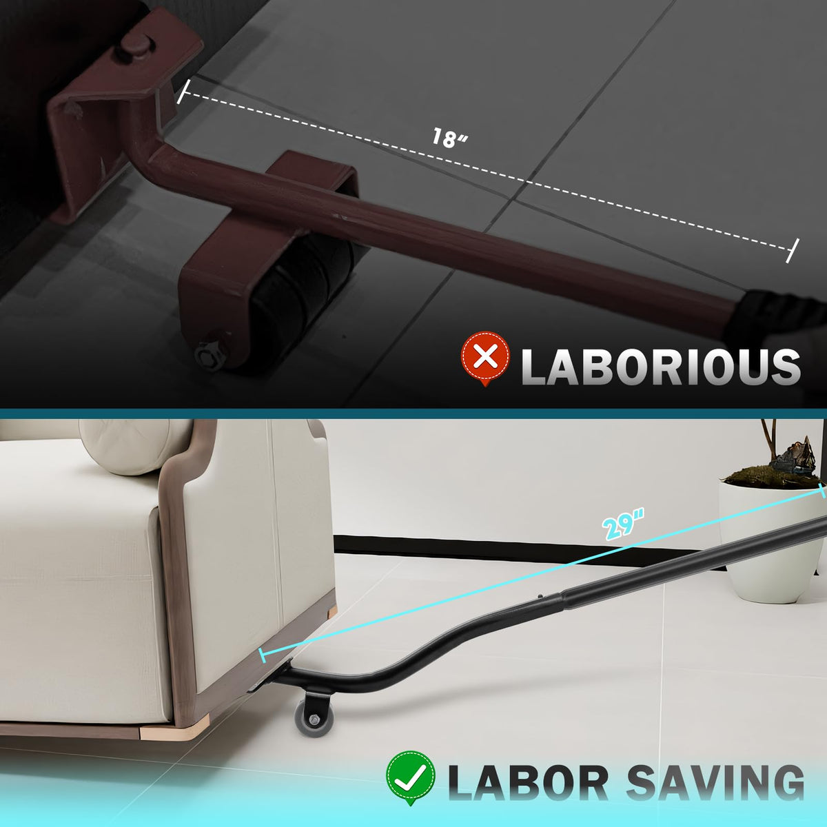 VIOBEPASS Heavy Furniture Move suitable for sofas and appliances
