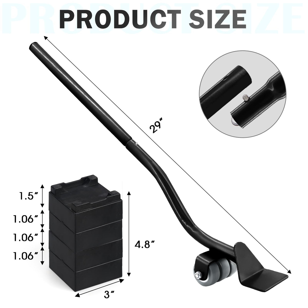 VIOBEPASS Raise Blocks Stacked for adjustable fulcrum height