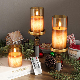VIODAIM 3D flicker wick provides realistic flame effect without fire hazards.