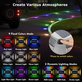 VIODAIM IP68 solar dock lights withstand rain and immersion for waterfront lighting