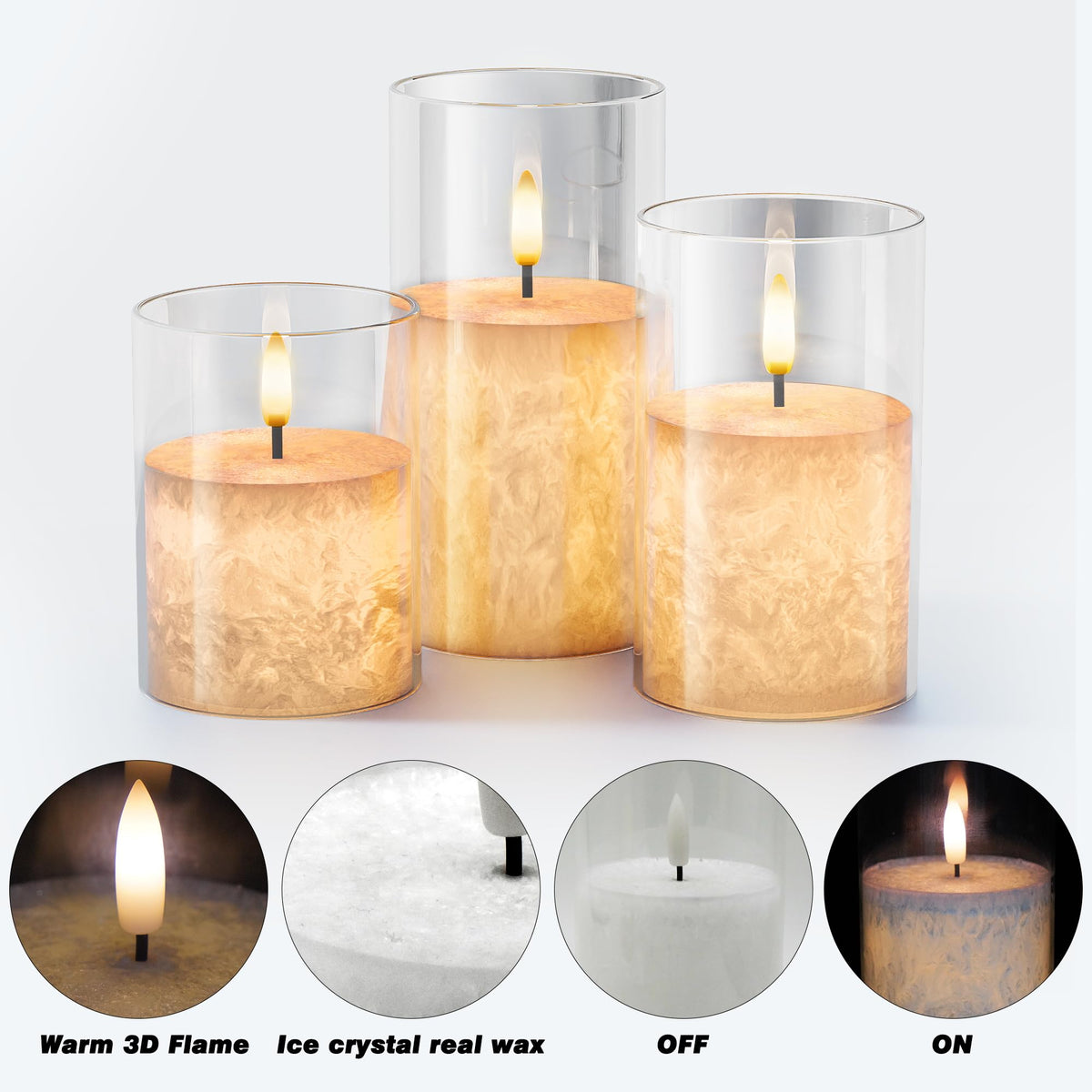 VIODAIM three-pack set for versatile decor in homes and events