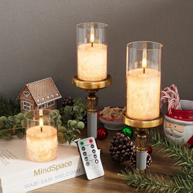 VIODAIM timer-enabled candles with 2h–8h options for effortless scheduling