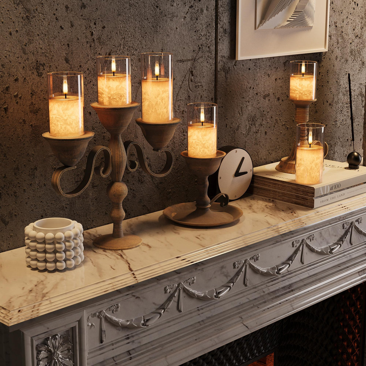 VIODAIM unscented flameless candles offering safe, smokeless ambience