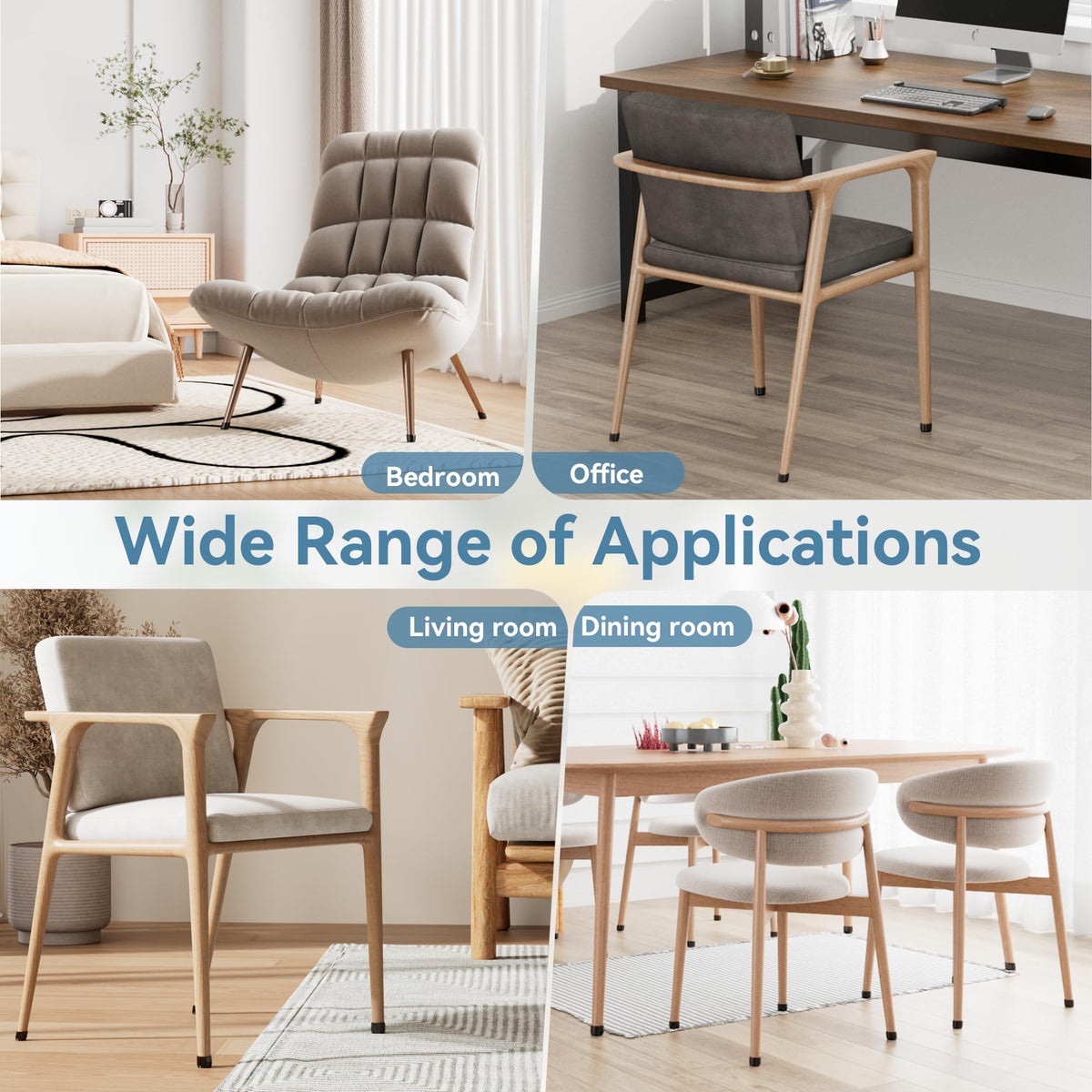 Violibar 24-piece set covers multiple chairs and protects floors in busy spaces