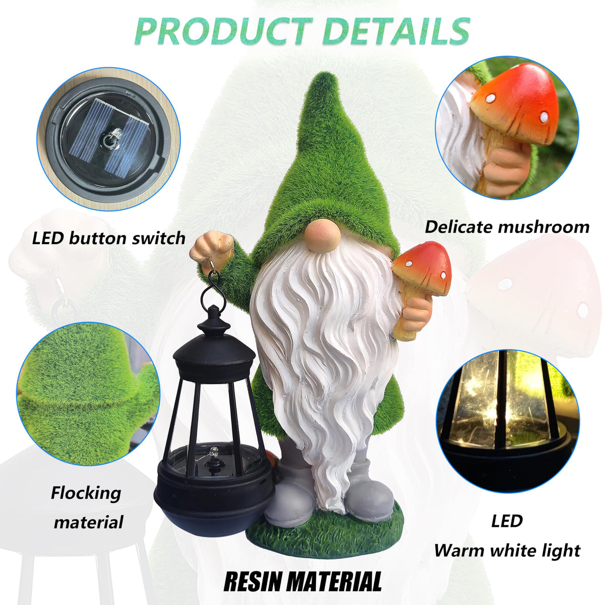 VIOYOUNS outdoor gnome decor creates whimsical garden focal point