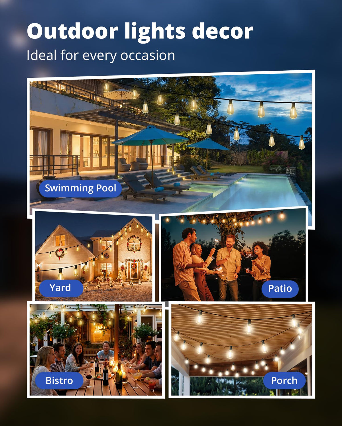 VIPAR universal dimmer compatibility allows adjustable brightness