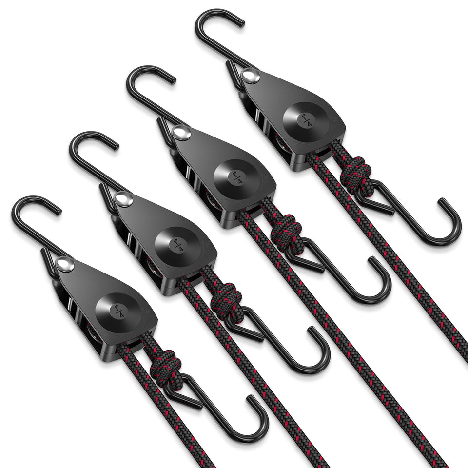 VIPARSPECTRA ratchet tie-down securing a kayak for safe transport