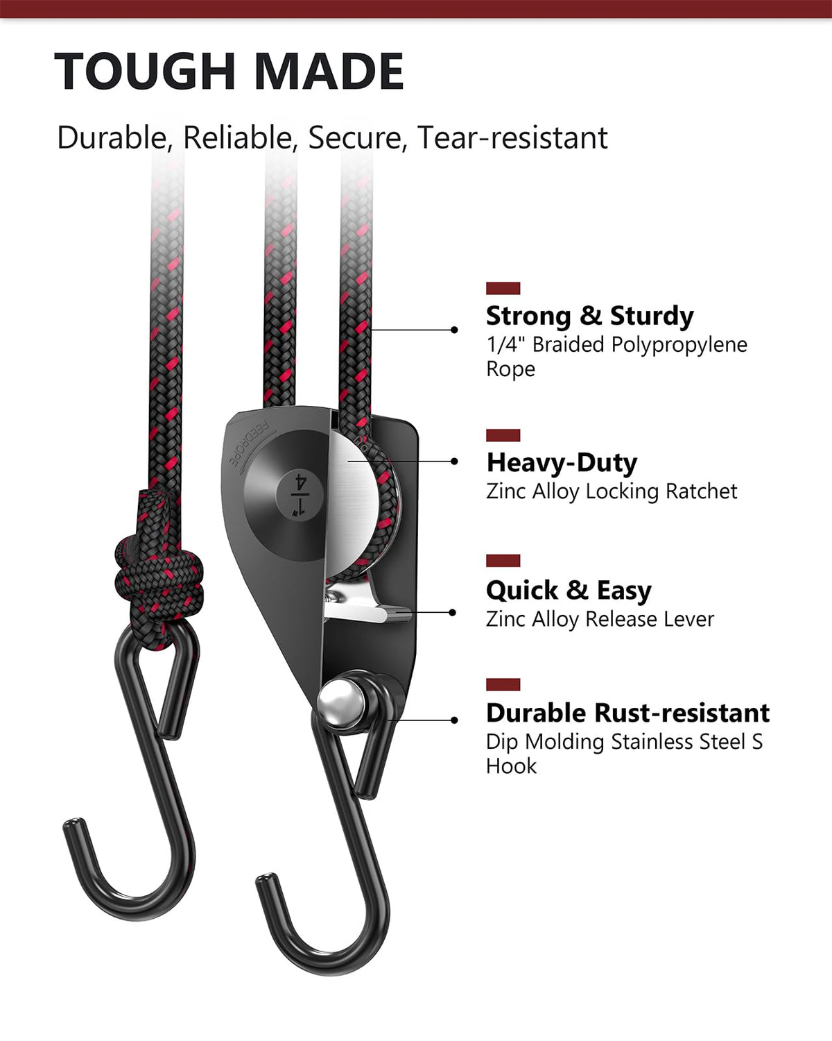 VIPARSPECTRA strap securing a kayak on a truck bed
