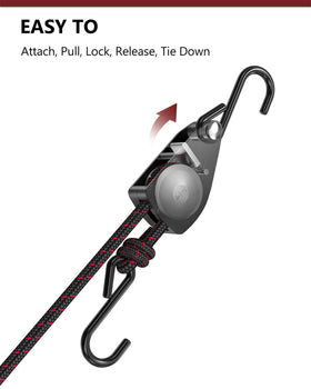 VIPARSPECTRA 12ft length offers flexible adjustment for gear and tarps
