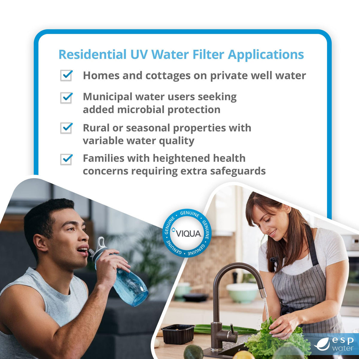 Viqua authentic replacement packaging ensures quality and warranty.