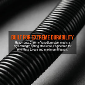Virsomier flexible shaft with 45-degree bend for awkward angles.