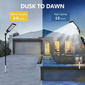 Viruhaka motion-sensor activation demonstrates automatic lighting for walkways