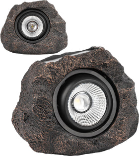 VISFLAIR Solar Rock Light: pathway illumination for safe, energy-efficient night walks