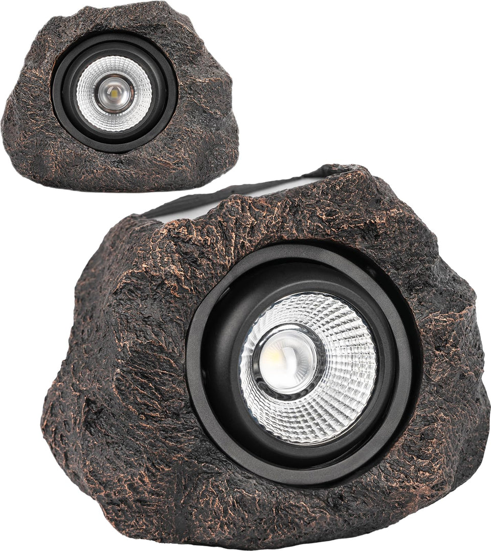 VISFLAIR Solar Rock Light: pathway illumination for safe, energy-efficient night walks