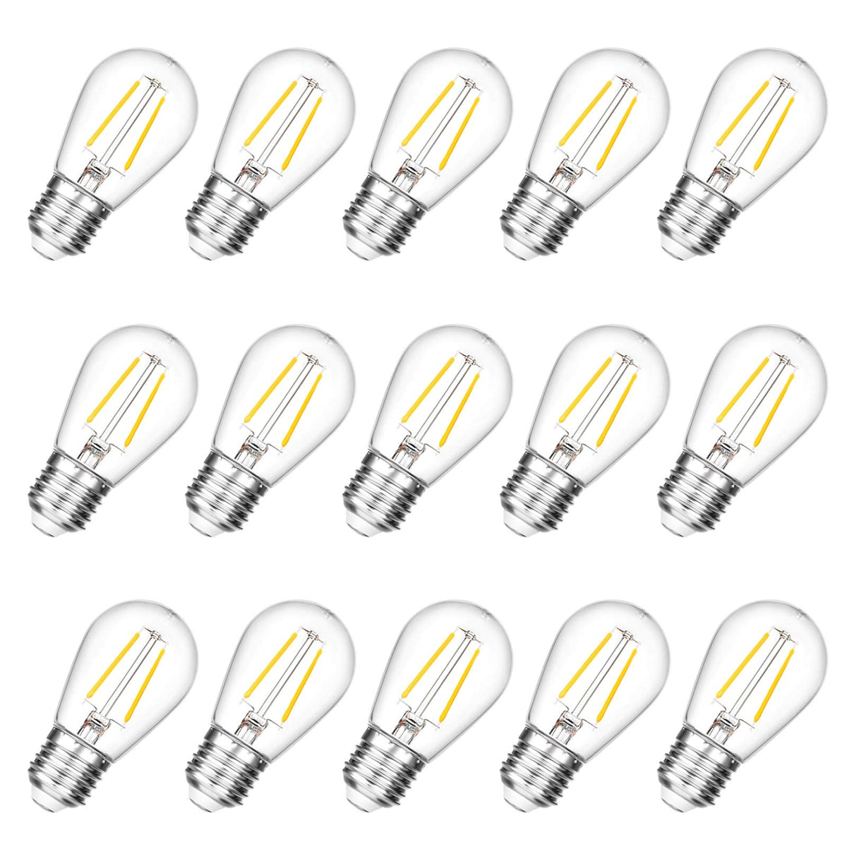 VISTERLITE S14 LED bulbs for outdoor use with shatterproof design