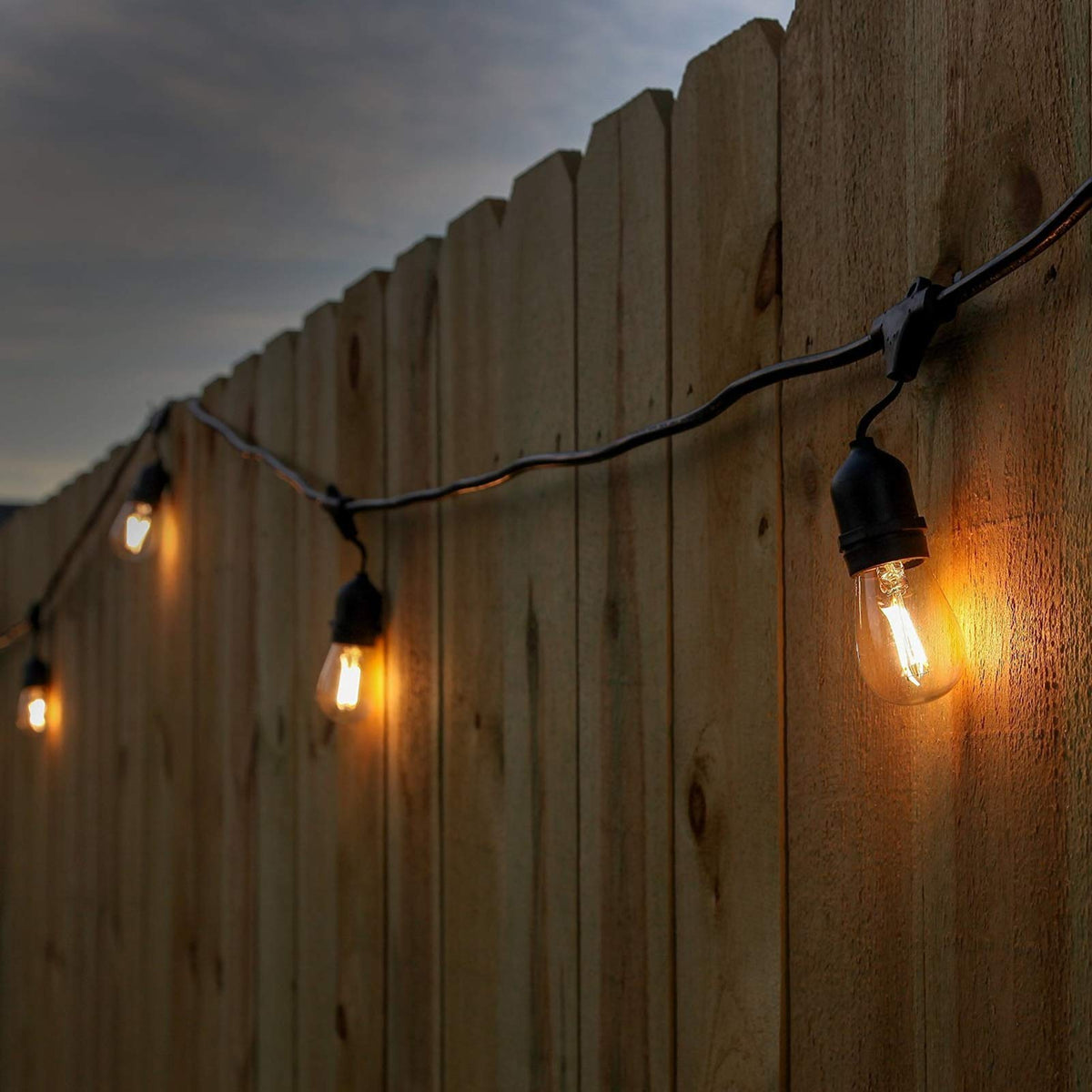 VISTERLITE vintage Edison style bulbs create warm ambiance