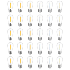 Visther outdoor S14 LED bulbs with waterproof, durable housing for string lights