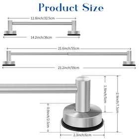 Vitaloom brushed nickel stainless steel finish resists rust and fingerprints.
