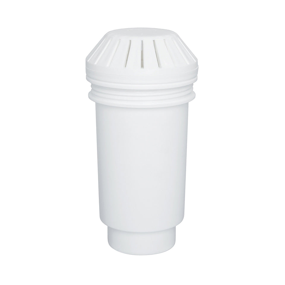 Vitapur Long Life Filter installation shows easy faucet hookup for clean drinking water.
