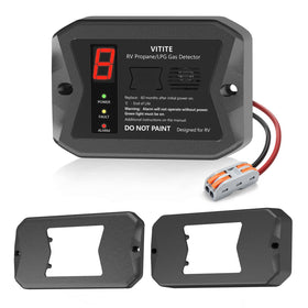 VITITE RV propane detector front view for reliable RV safety