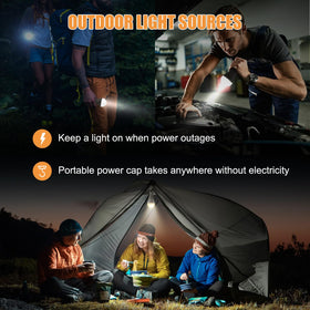 Emergency outdoor hook setup with Vitnucrol bulb