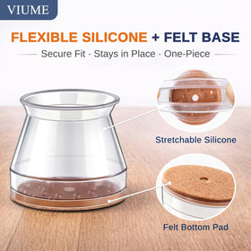 VIUME slip-on installation requires no tools or glue