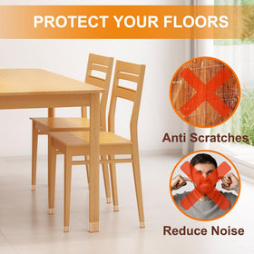 VIUME silicone cups cushion and protect floors during movement.