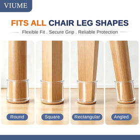 VIUME protector set fits 33-50 mm round chair legs