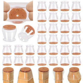 VIUME silicone chair leg protectors shield floors and prevent scratches.